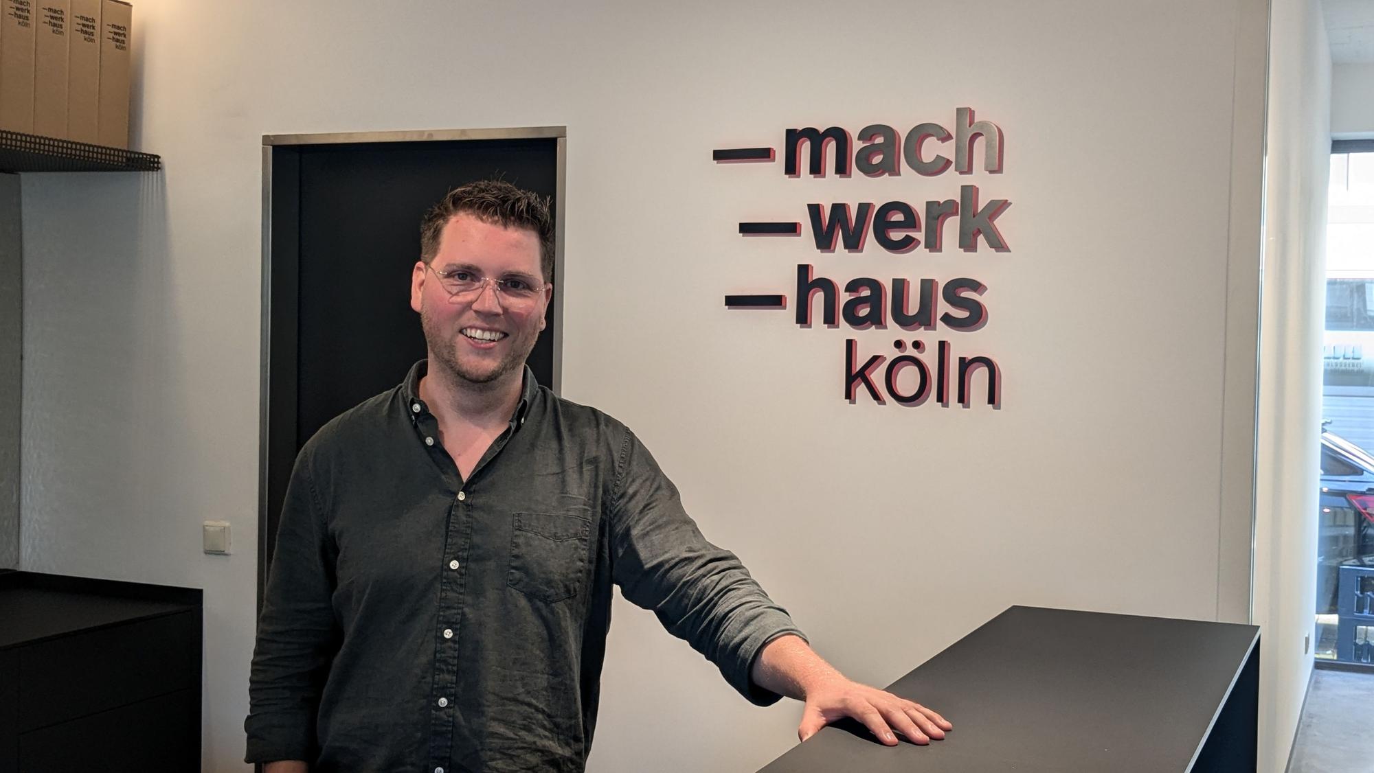 Thiemo Klein im Machwerkraum/Machwerkhaus Köln