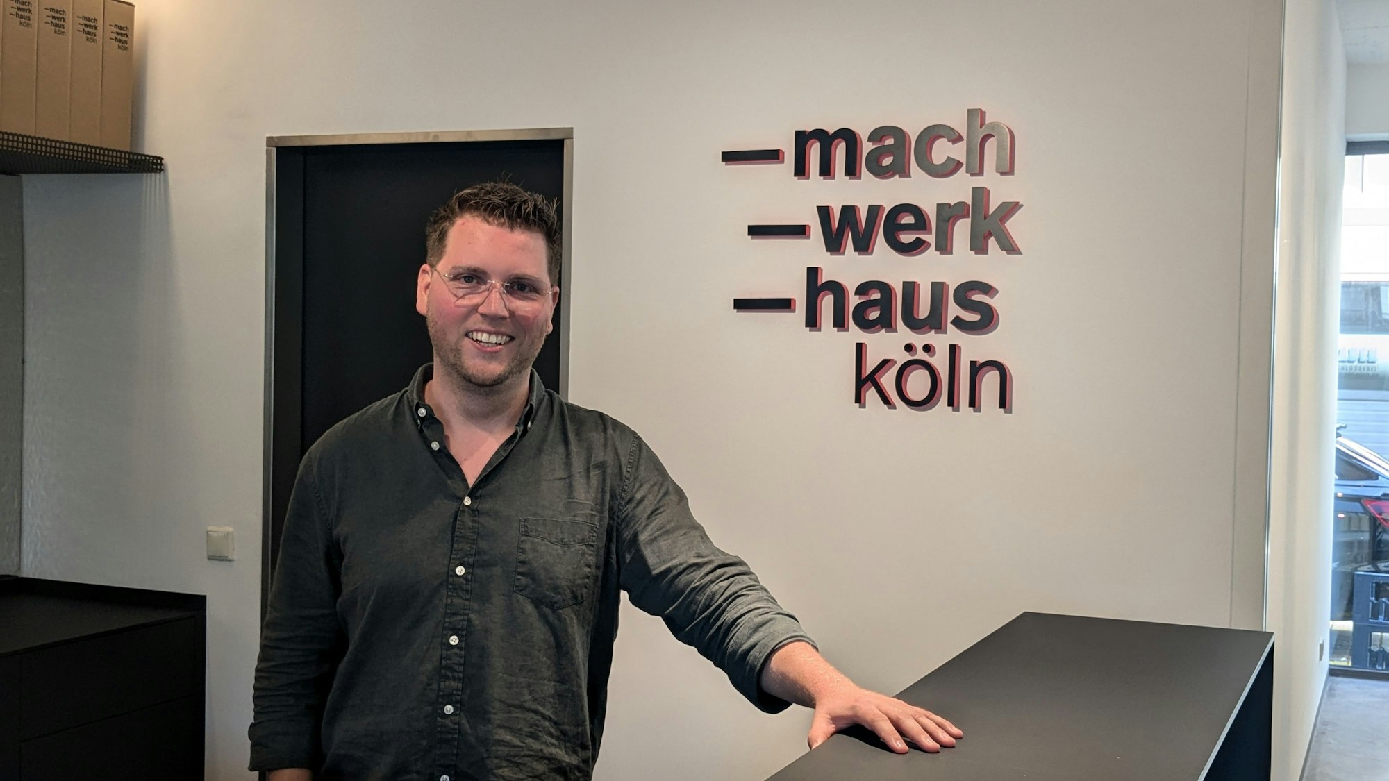 Thiemo Klein im Machwerkraum/Machwerkhaus Köln