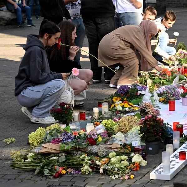 Trauer und Schock in Solingen nach dem Terroranschlag.