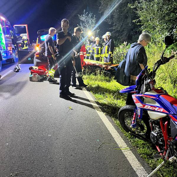 Feuerwehr, Rettungsdienst, Polizei und Notarzt waren im Einsatz.