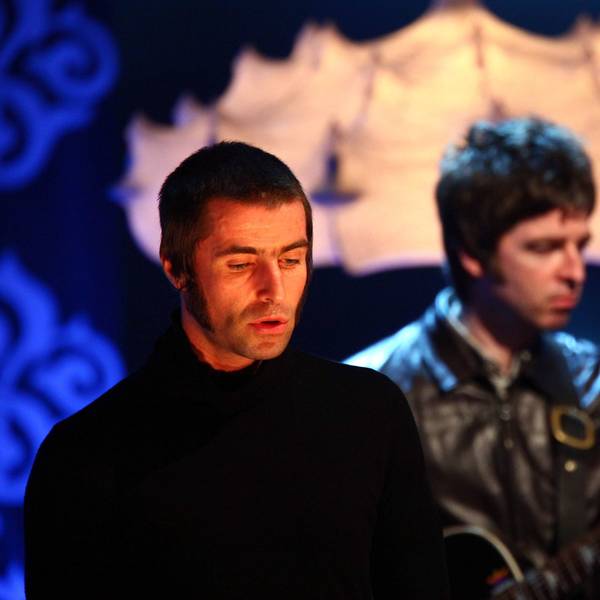 Oasis bei ihrem Auftritt bei der ZDF-Show „Wetten dass...?“ in Düsseldorf im Jahr 2009.