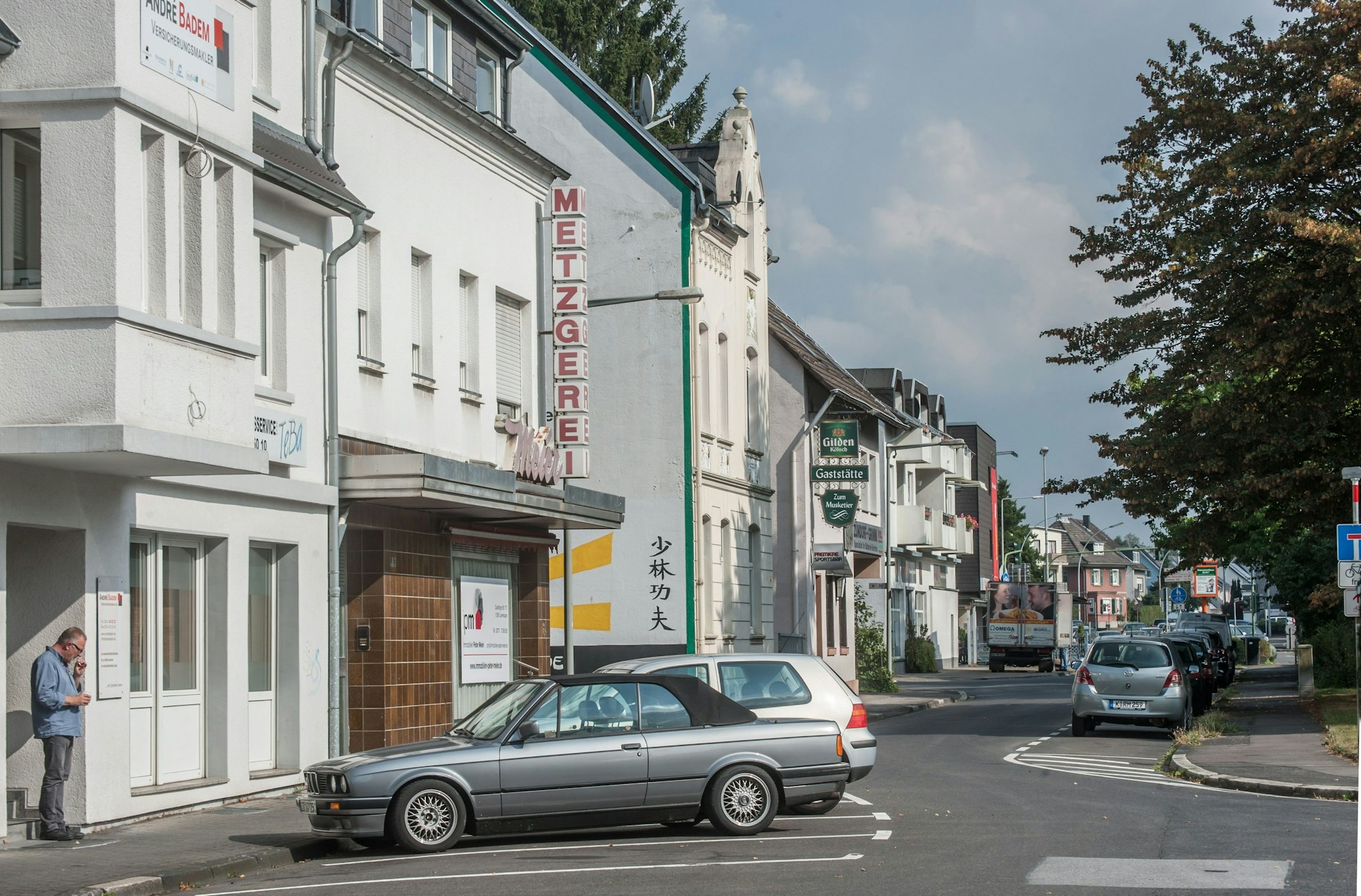 Ein Bild von der Reuterstraße in Schlebusch von 2016.