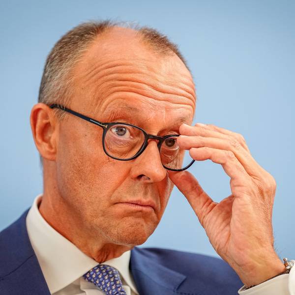 Friedrich Merz, CDU-Bundesvorsitzender und Unionsfraktionsvorsitzender, gibt eine Pressekonferenz nach dem Treffen mit Bundeskanzler Scholz und zu Konsequenzen nach dem Anschlag von Solingen.