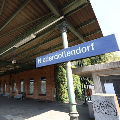 Das Bahnhofsgebäude in Niederdollendorf