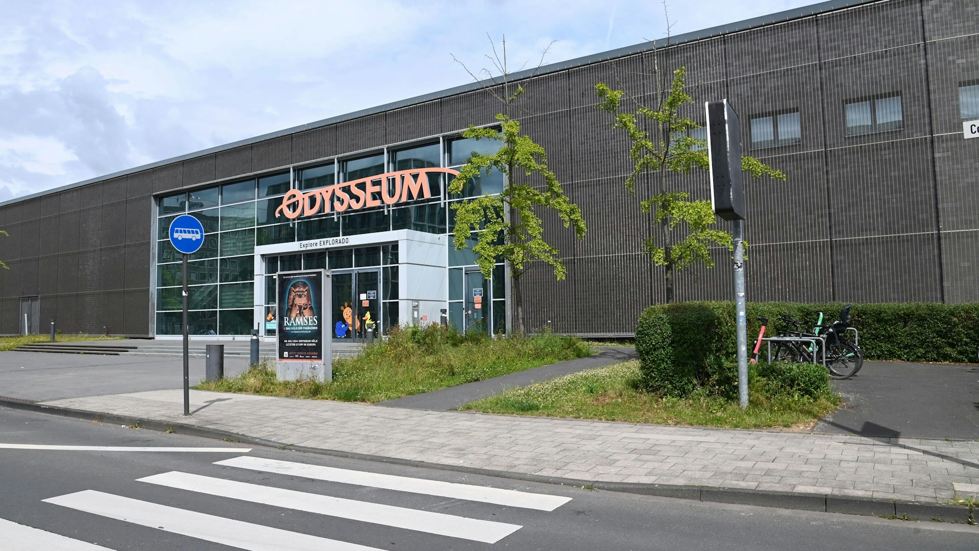 Aktuell zeigt das Odysseum Exponate zu Ramses. Es wird die vorletzte Ausstellung in dem Kalker Gebäude sein, bevor es zur Gesamtschule umgebaut wird.