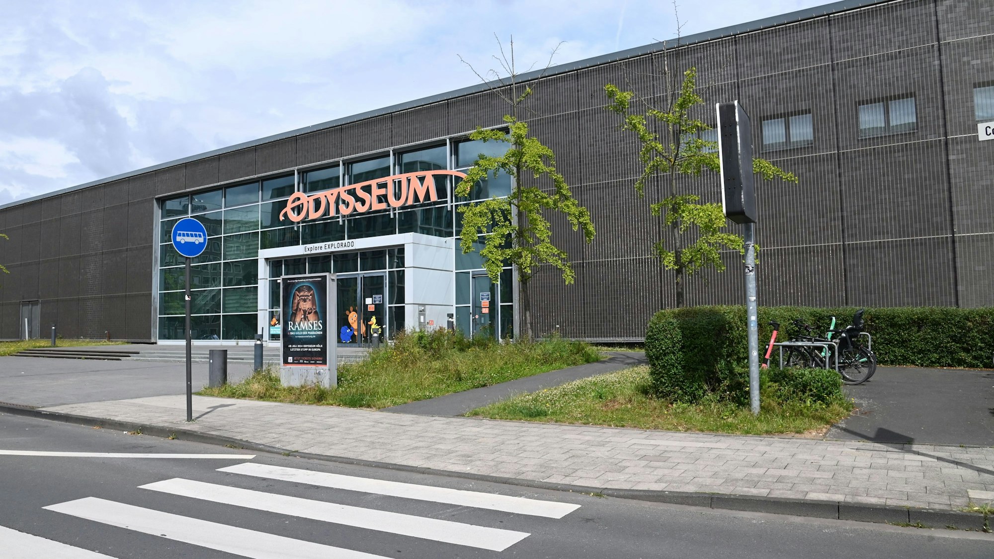 Aktuell zeigt das Odysseum Exponate zu Ramses. Es wird die vorletzte Ausstellung in dem Kalker Gebäude sein, bevor es zur Gesamtschule umgebaut wird.