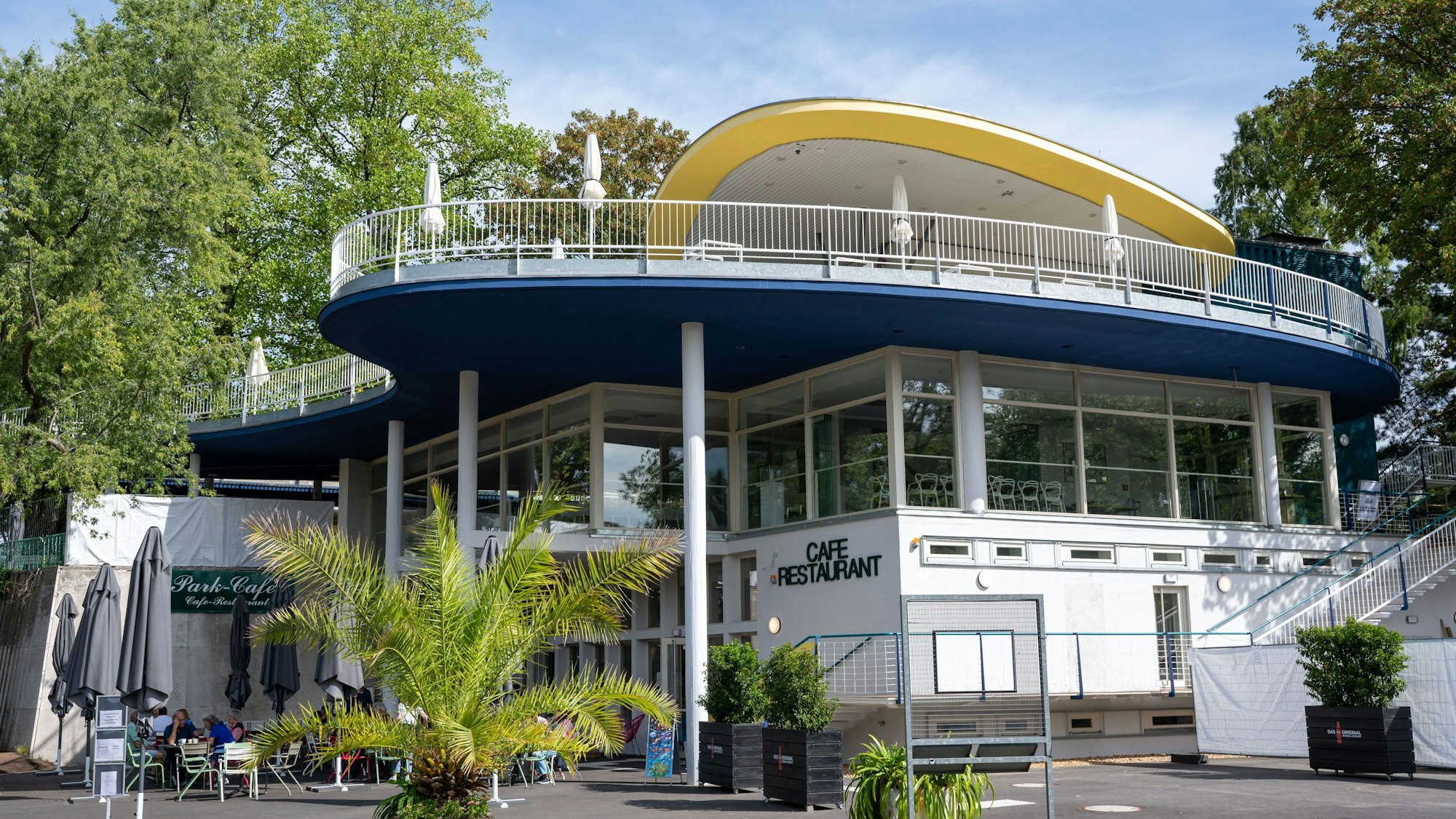 13.09.2022, Köln: Parkcafe im Rheinpark Foto: Uwe Weiser