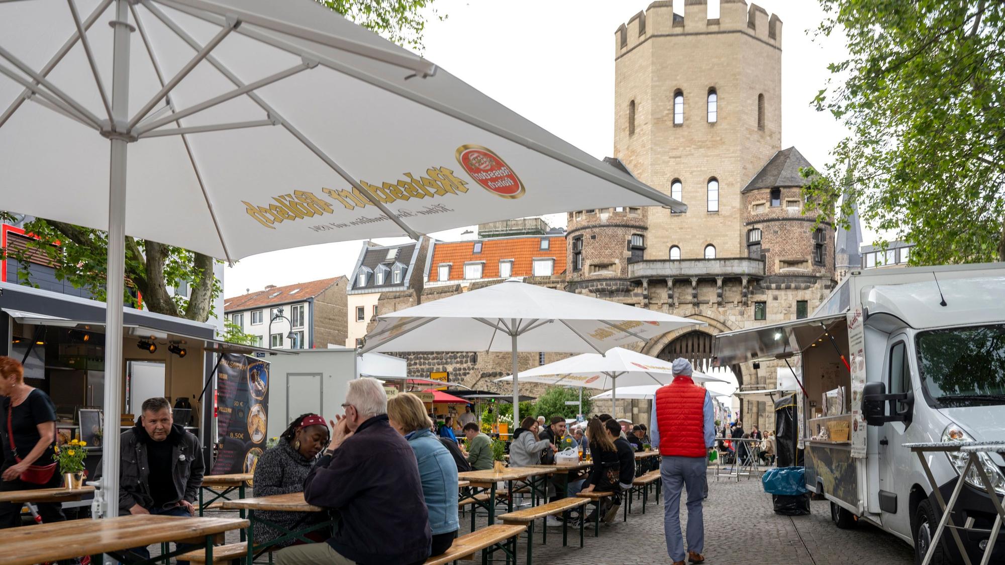 Feierabendmarkt auf dem Chlodwigplatz
