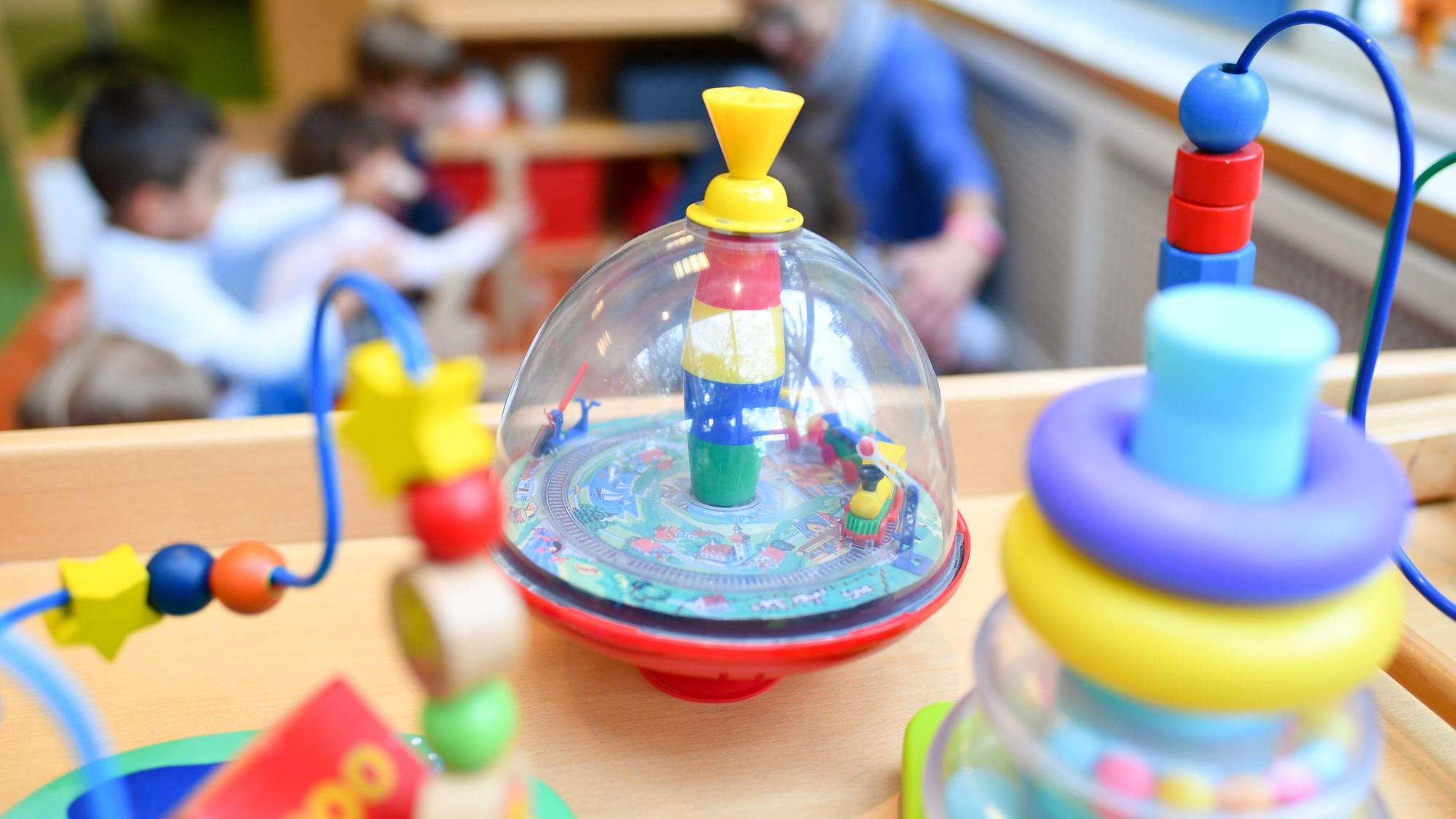 Spielzeuge in einer Kita