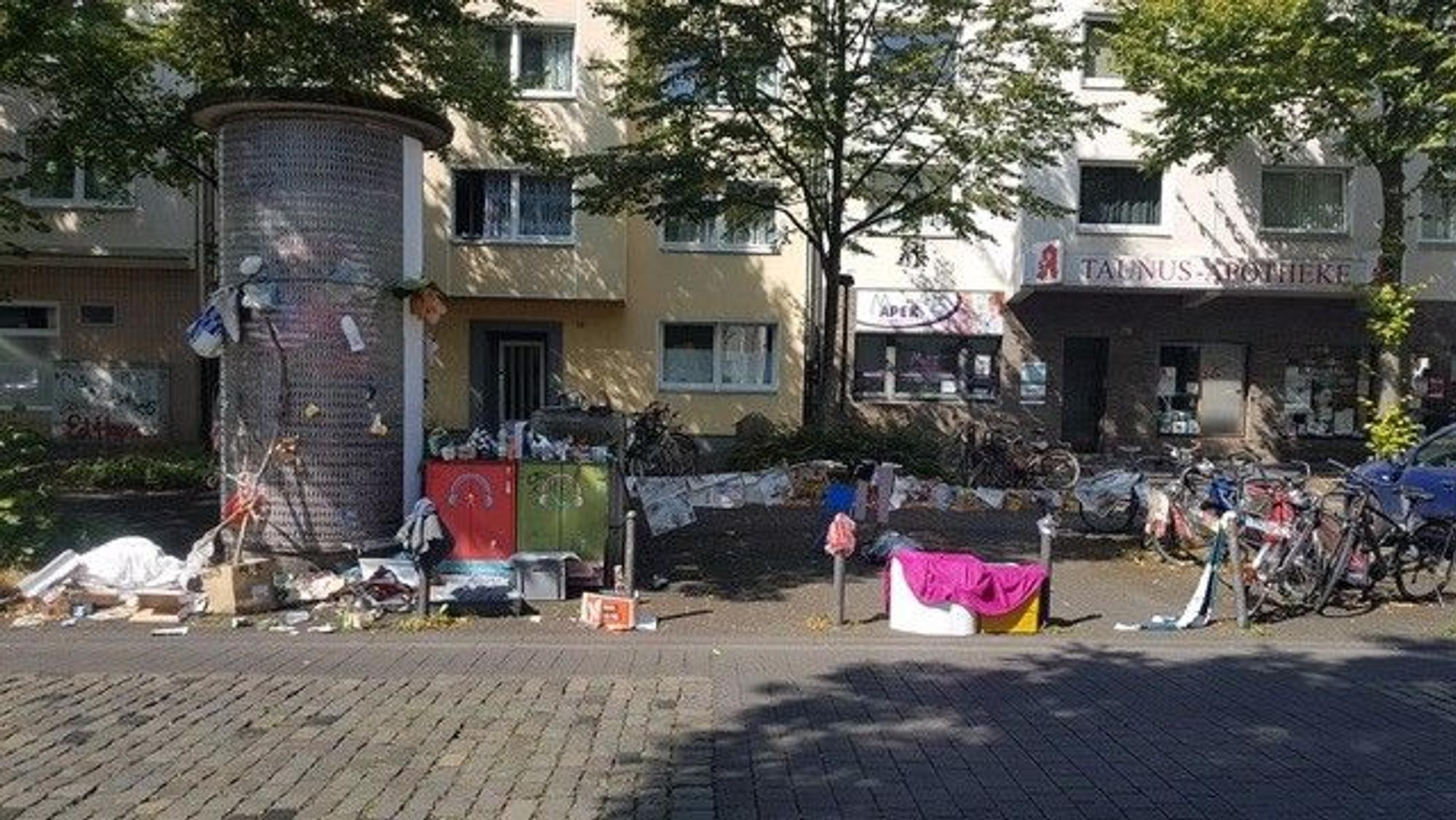 Müll in Humboldt-Gremberg in Köln