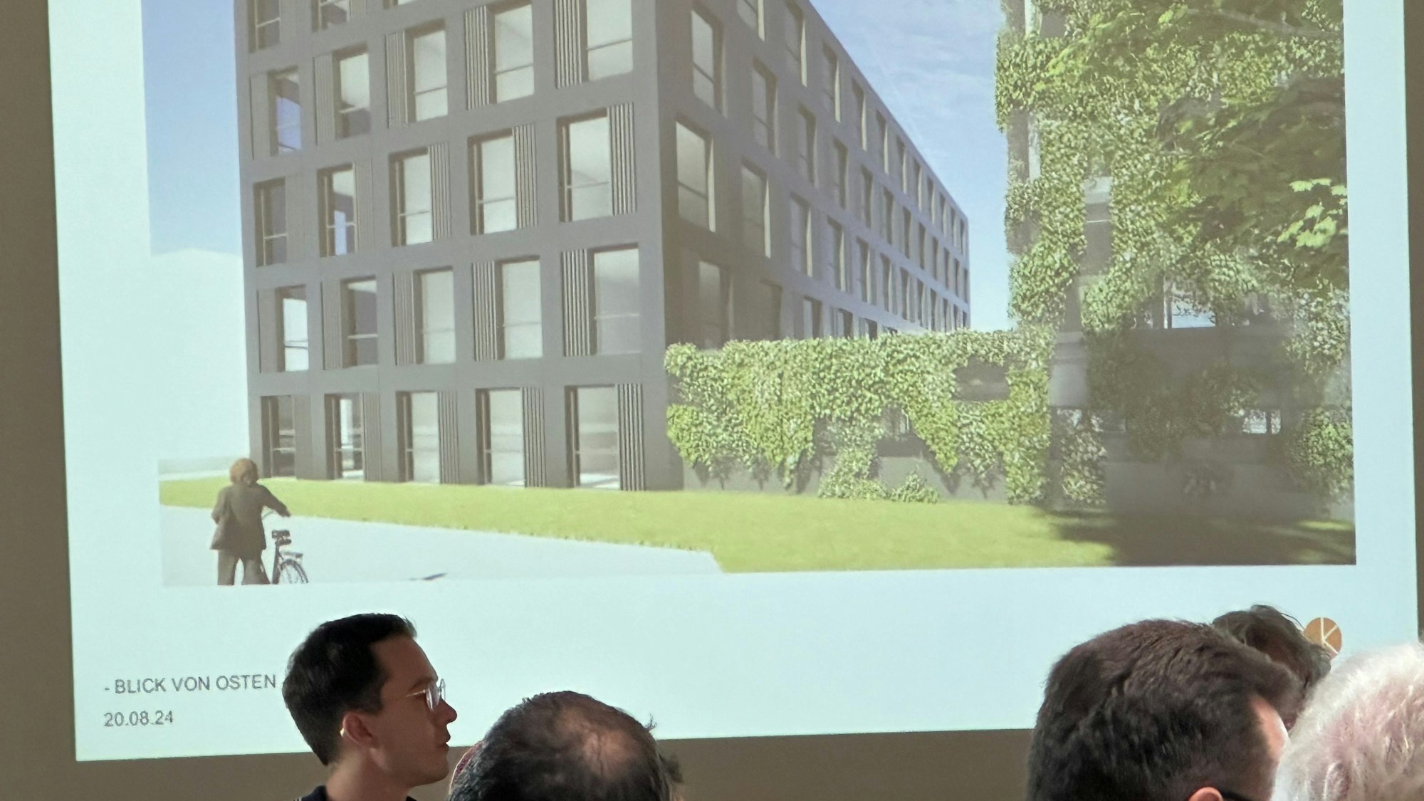 Im Rats-Ausschuss für Umwelt- und Stadtentwicklung wurden Visualisierungen des geplanten Gebäudes der Firma Bechtle gezeigt.