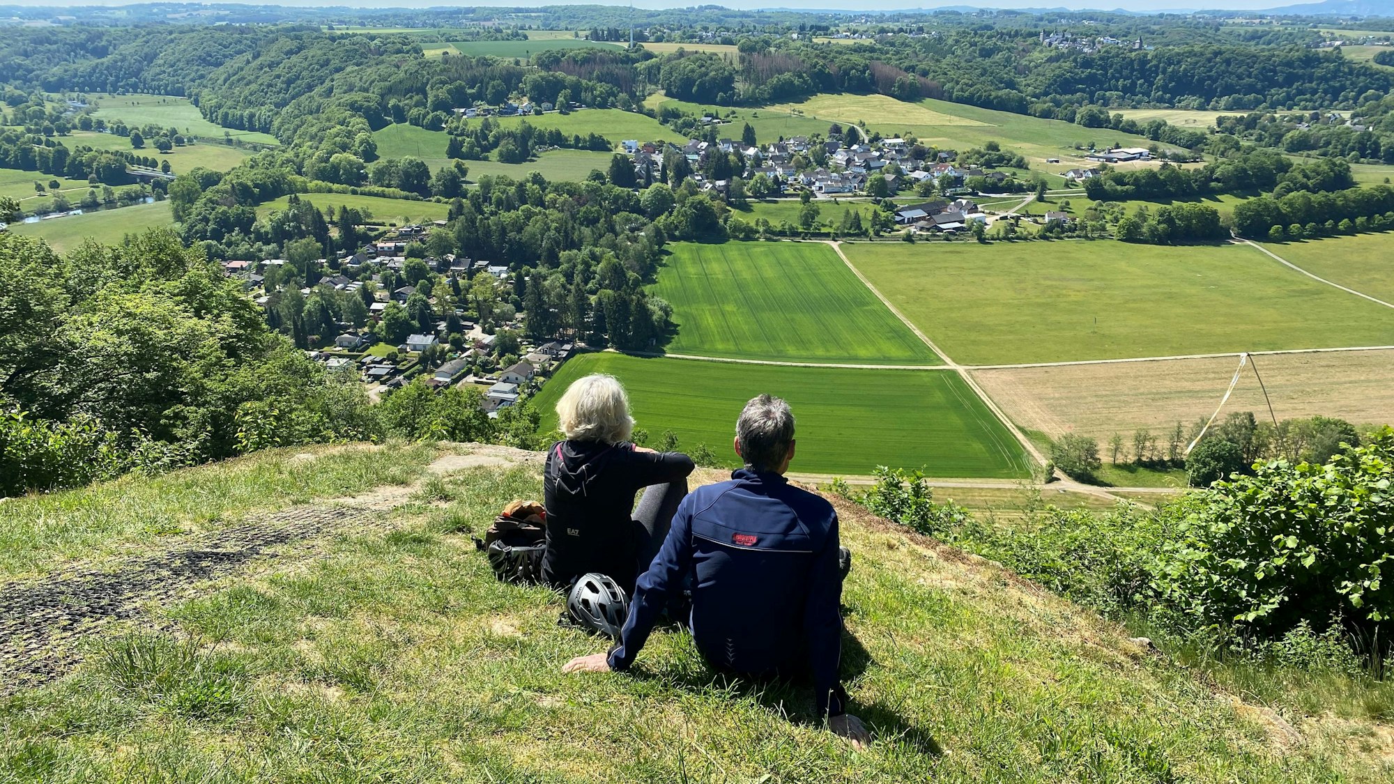 Von der Stachelhart in Ruppichteroth hat man einen tollen Blick.