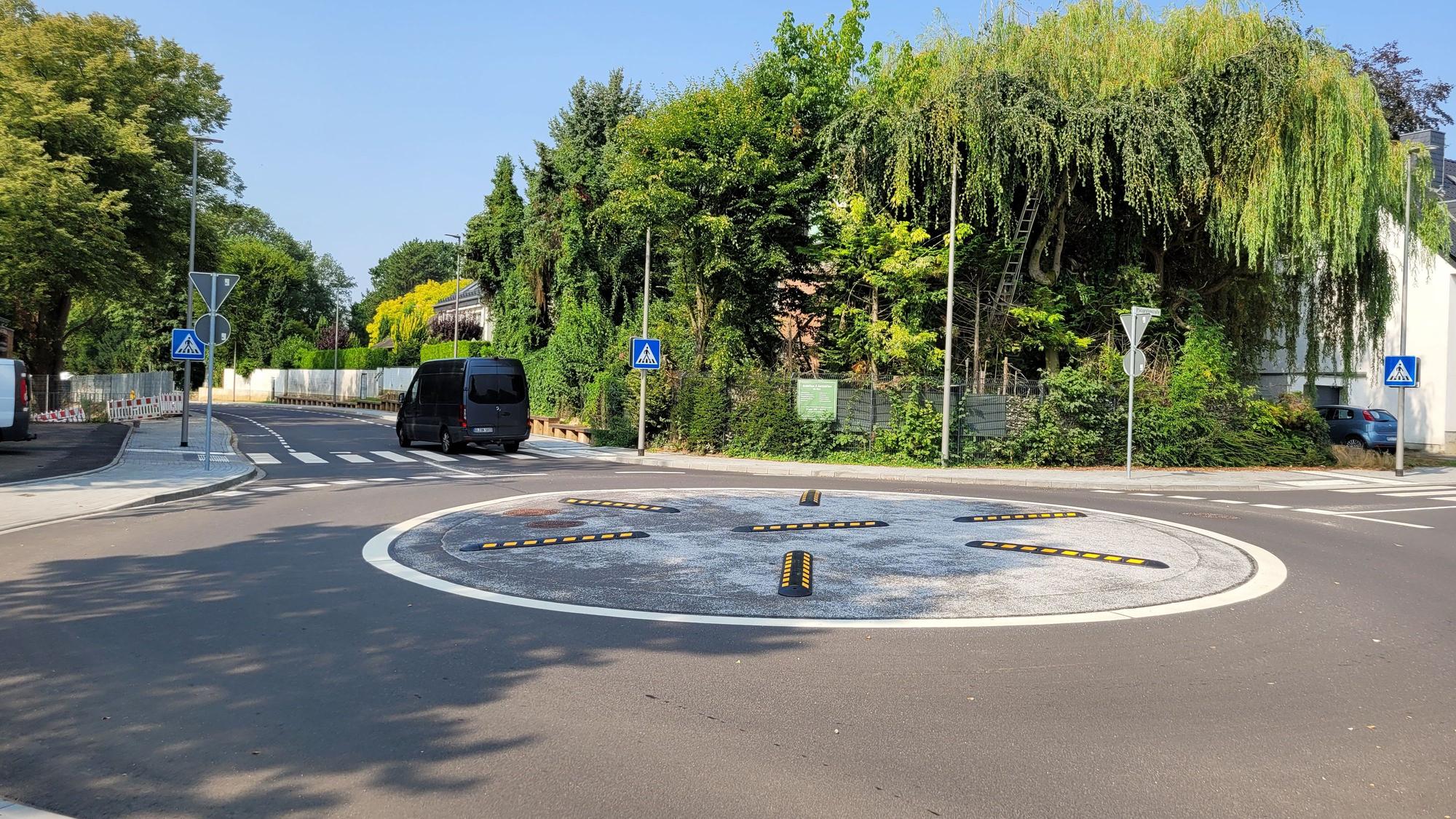 Ein Kreisverkehr.