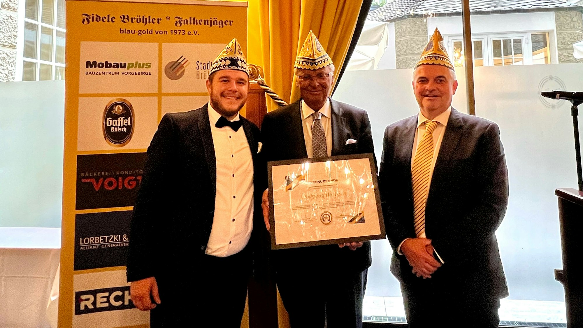 Marc Prokop ist auf dem Foto bei einer Karnevalsveranstaltung zu sehen.