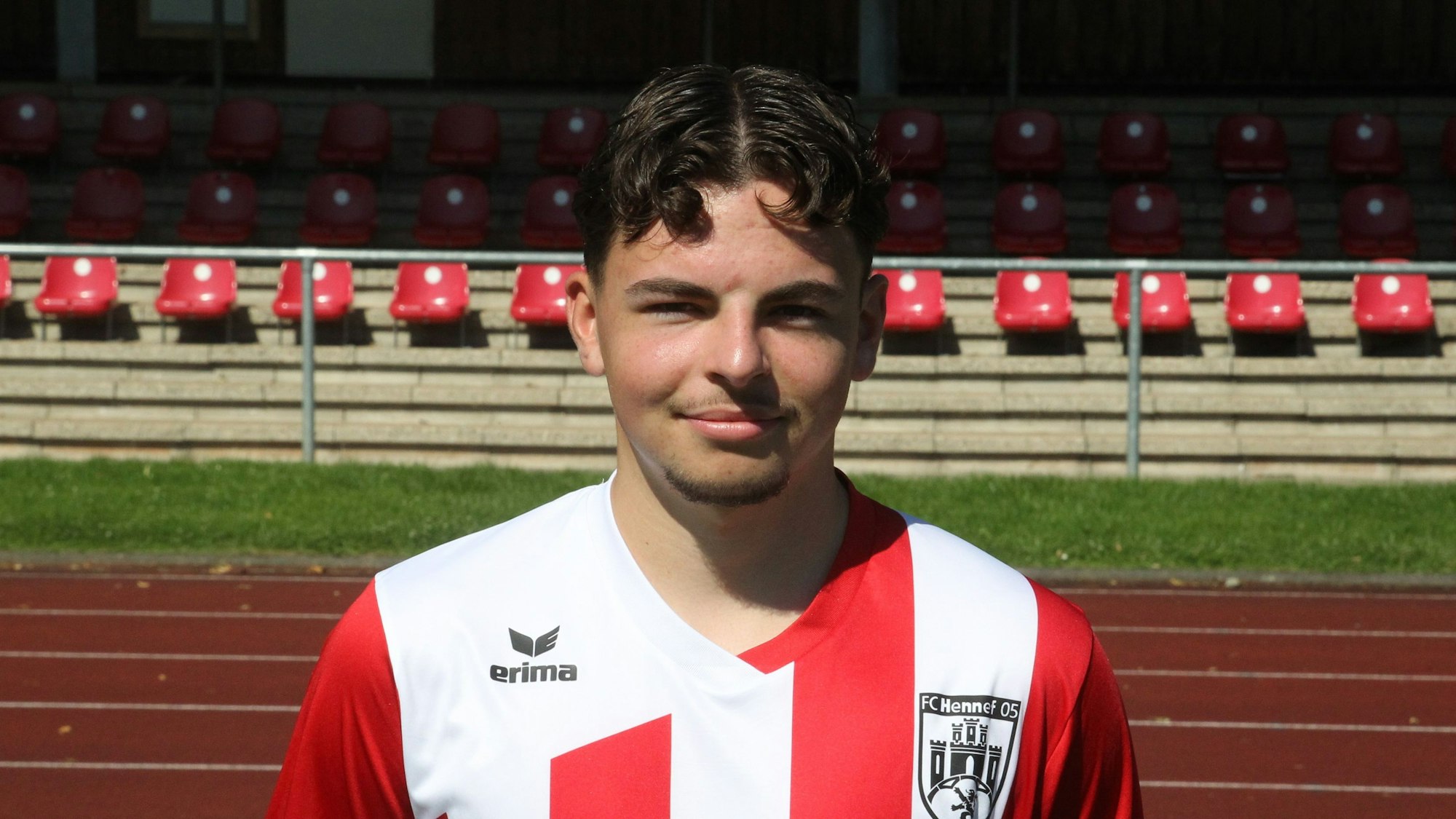 Lukas Kubek vom FC Hennef erhielt vom Coach ein Sonderlob.