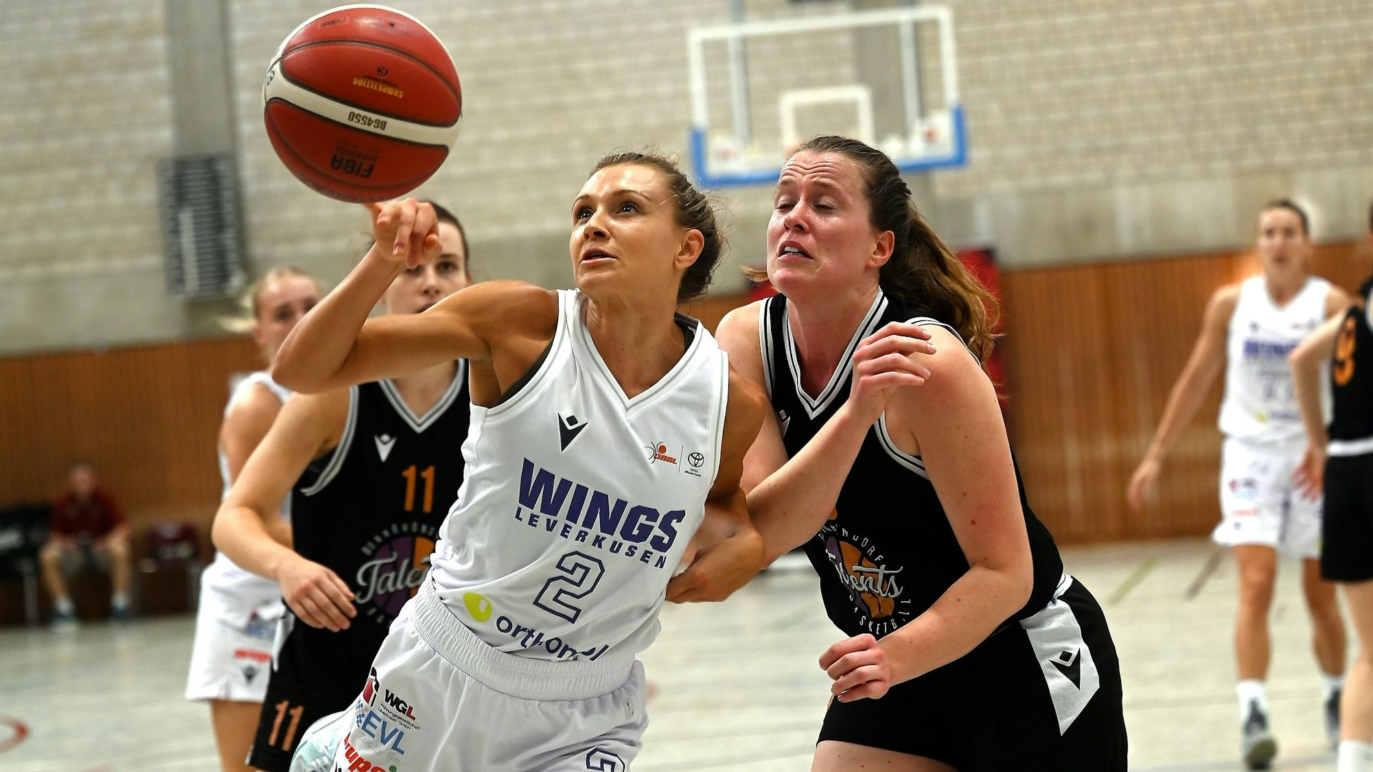 30.08.2024, Basketball-Wings Leverkusen - Rhöndorf
links: Cassidy Mihalko (Wings)
Foto: Uli Herhaus
