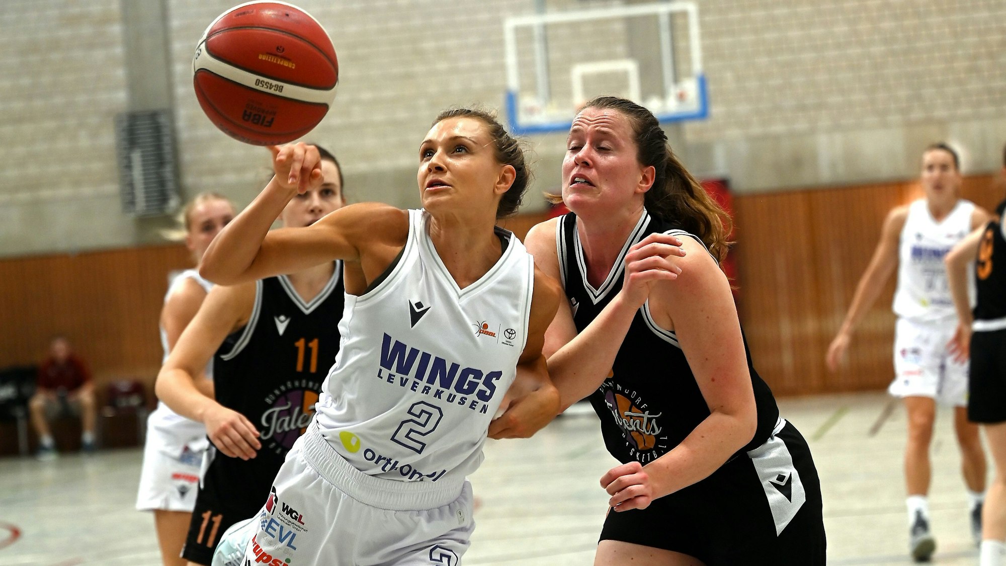 30.08.2024, Basketball-Wings Leverkusen - Rhöndorf
links: Cassidy Mihalko (Wings)
Foto: Uli Herhaus