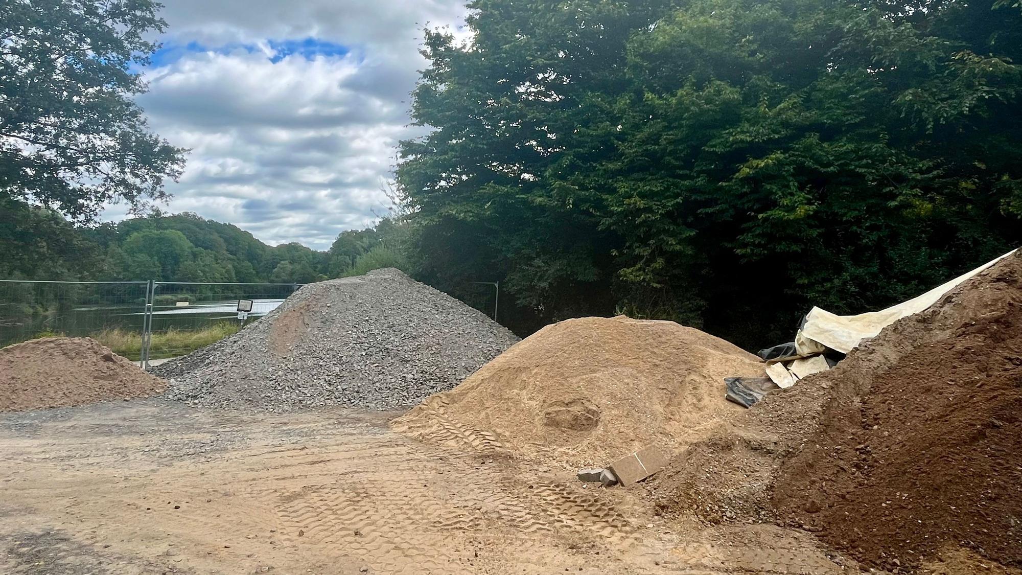 Baustelle am Oulusee.