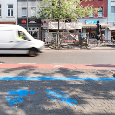 Pressetermin zum Pilotprojekt auf der Venloer Straße:
Erste Wirtschaftszone entsteht in Köln