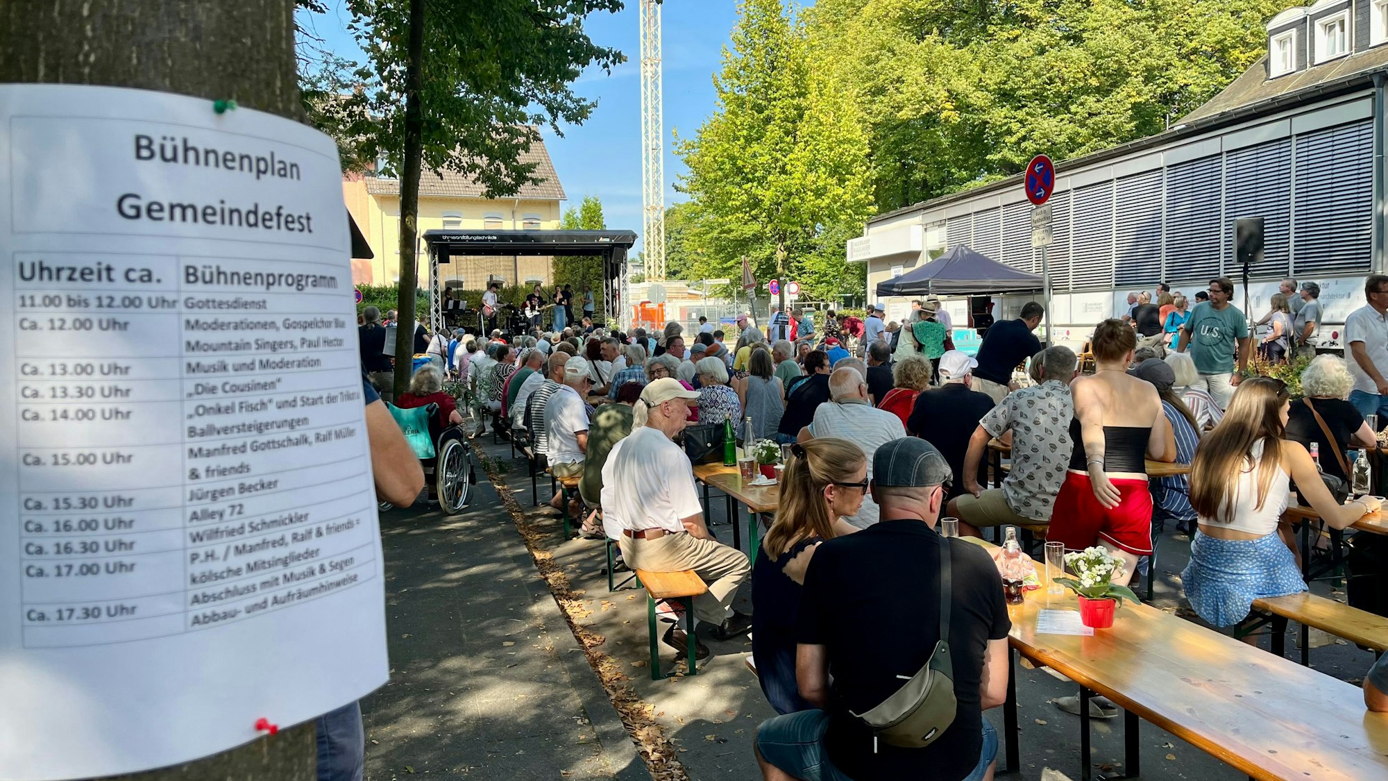 Gemeindefest in Schlebusch.