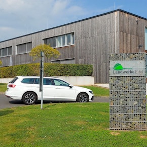 Das Gebäude der Kommunalen Netze Eifel (KNE) steht in Prüm.