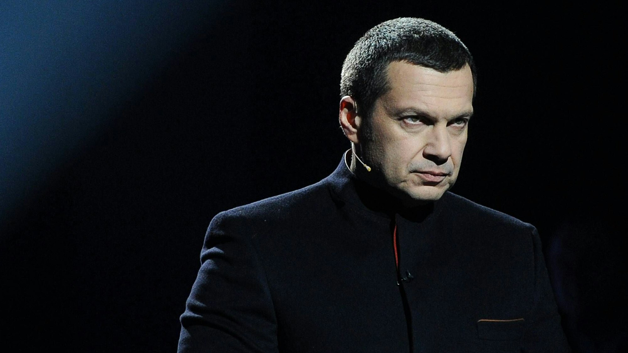 Wladimir Solowjow gehört zu den prominentesten Moskauer Propagandisten. Der TV-Moderator stützt den Krieg gegen die Ukraine – und fordert oftmals weitere Eroberungen. (Archivbild)