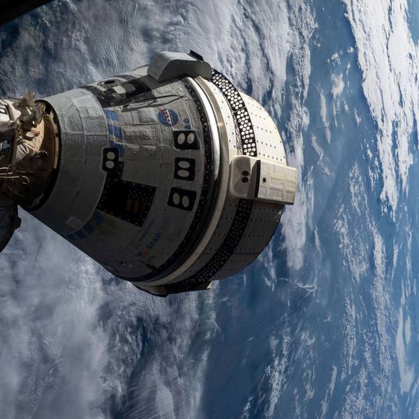 Auf diesem von der NASA zur Verfügung gestellten Foto ist das Boeing Starliner-Raumschiff an das Harmony-Modul der Internationalen Raumstation angedockt.