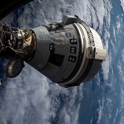 Auf diesem von der NASA zur Verfügung gestellten Foto ist das Boeing Starliner-Raumschiff an das Harmony-Modul der Internationalen Raumstation angedockt.