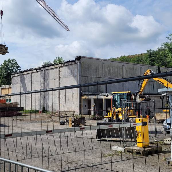 Bauarbeiten an der Gesamtschule Kürten