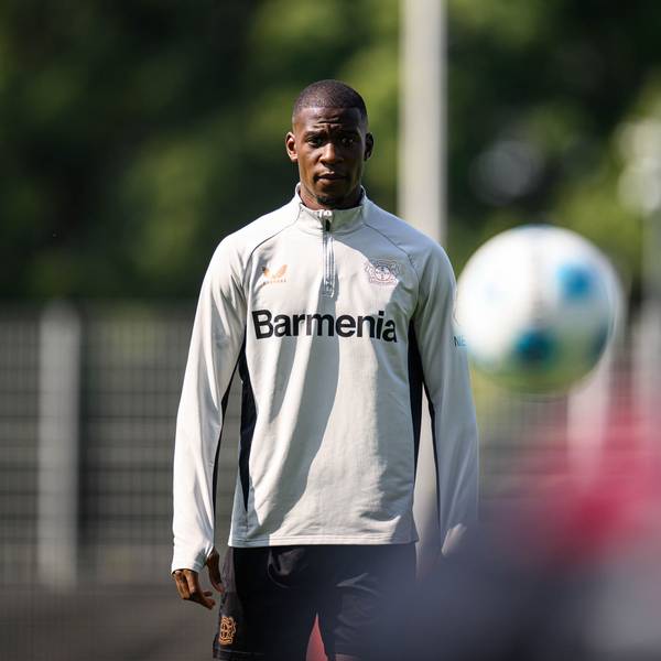 Nordi Mukiele im Training von Bayer 04 Leverkusen