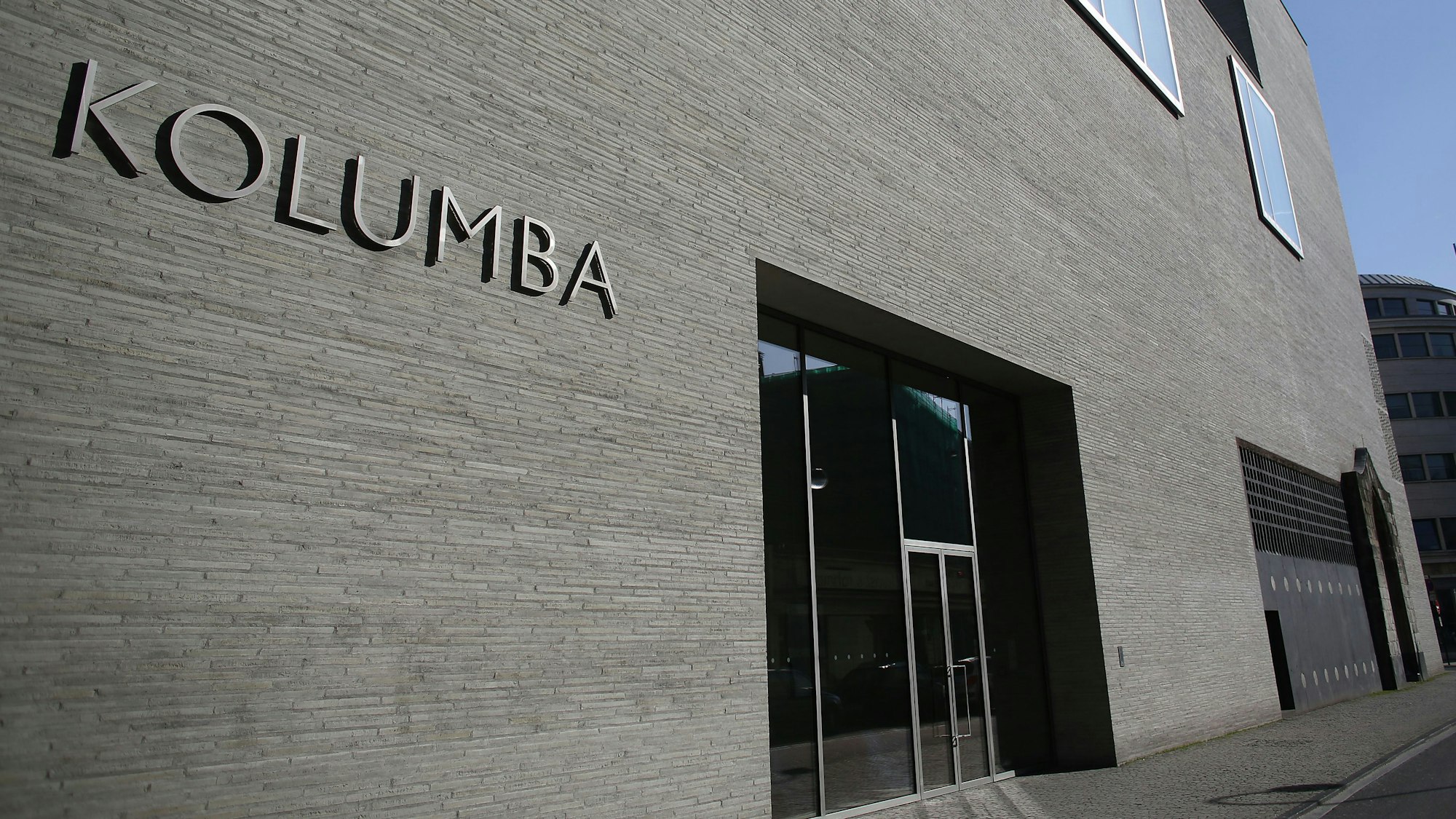 Ausschnitt der Fassade des Kölner Museums Kolumba