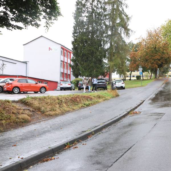 Blick auf die Goethestraße in Waldbröl.