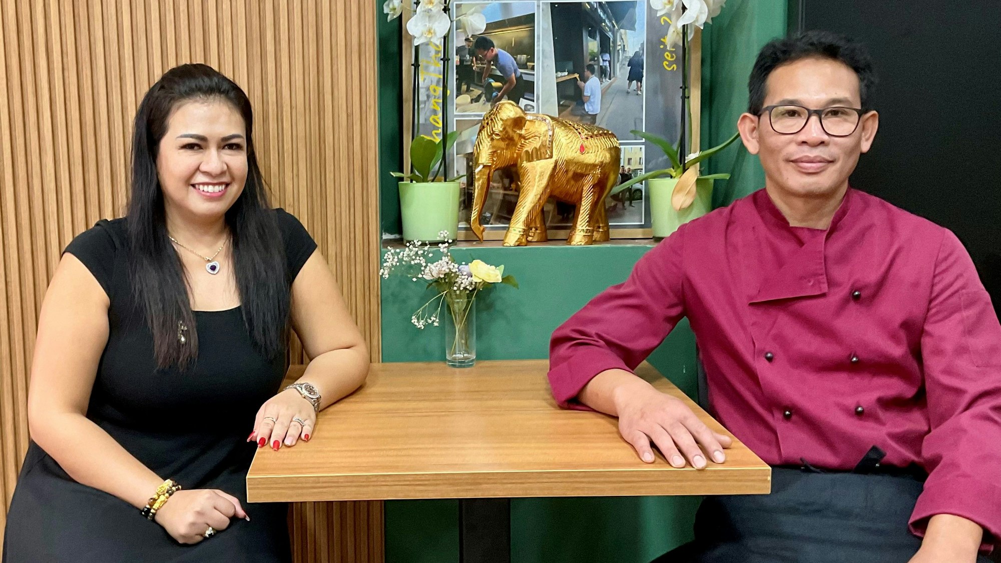 Neueröffnung Chang Thai 
Linna Changplug und ihr Mann Vallop