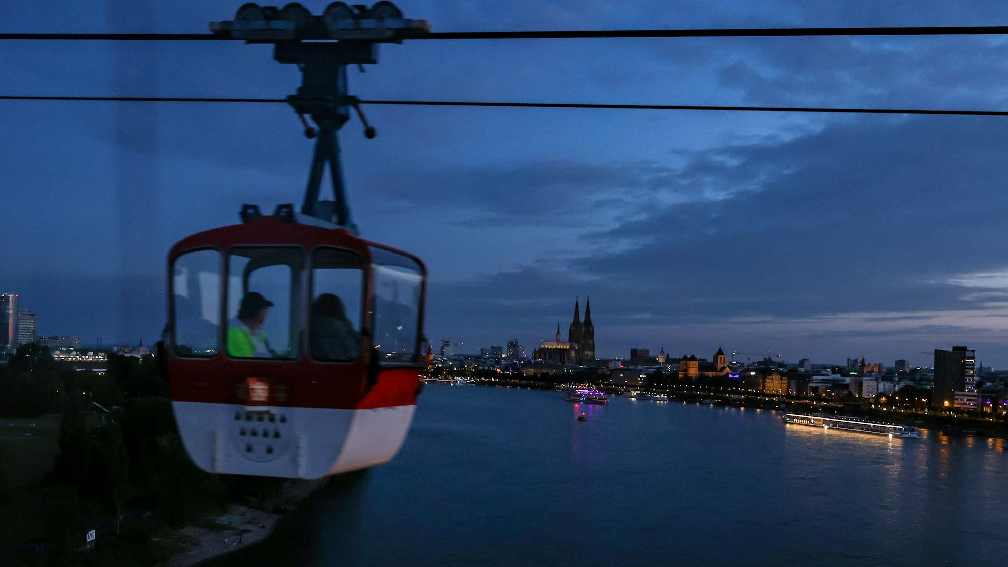 Samstag ist die Gelegenheit, länger mit der Seilbahn über den Rhein zu gondeln.