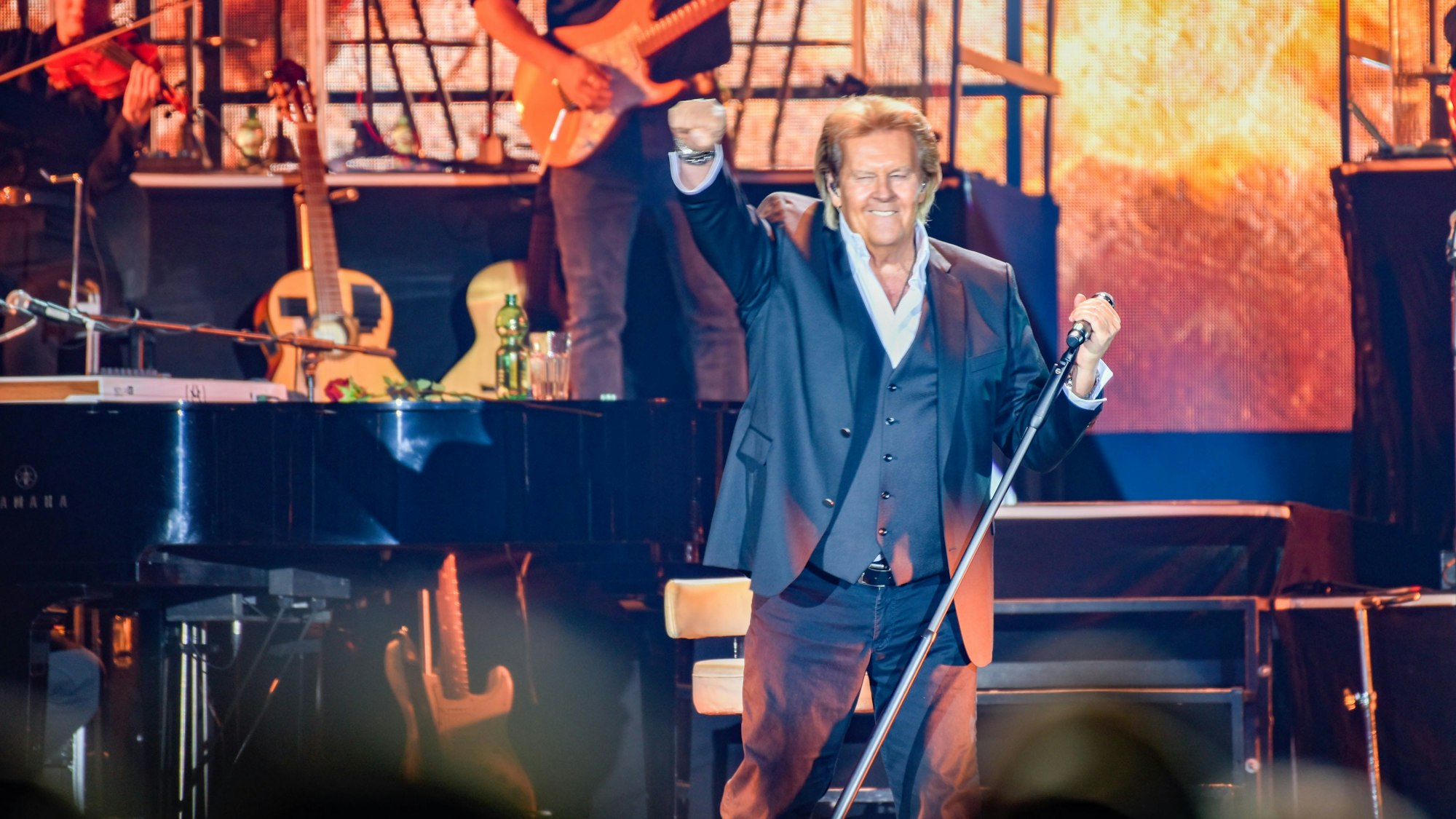 Howard Carpendale bei seinem Konzert in der Lanxess-Arena im Jahr 2022.