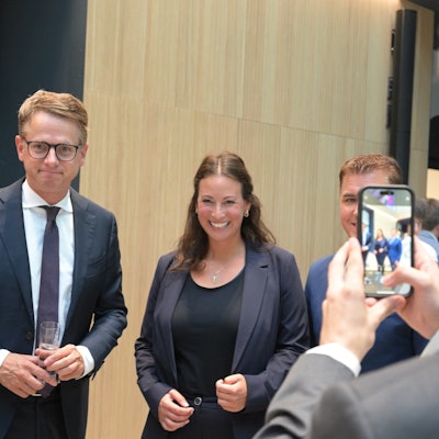 CDU-Generalsekretär Carsten Linnemann kam nach Bergisch Gladbach auf Einladung von Caroline Bosbach, die für den Bundestag kandidieren will.