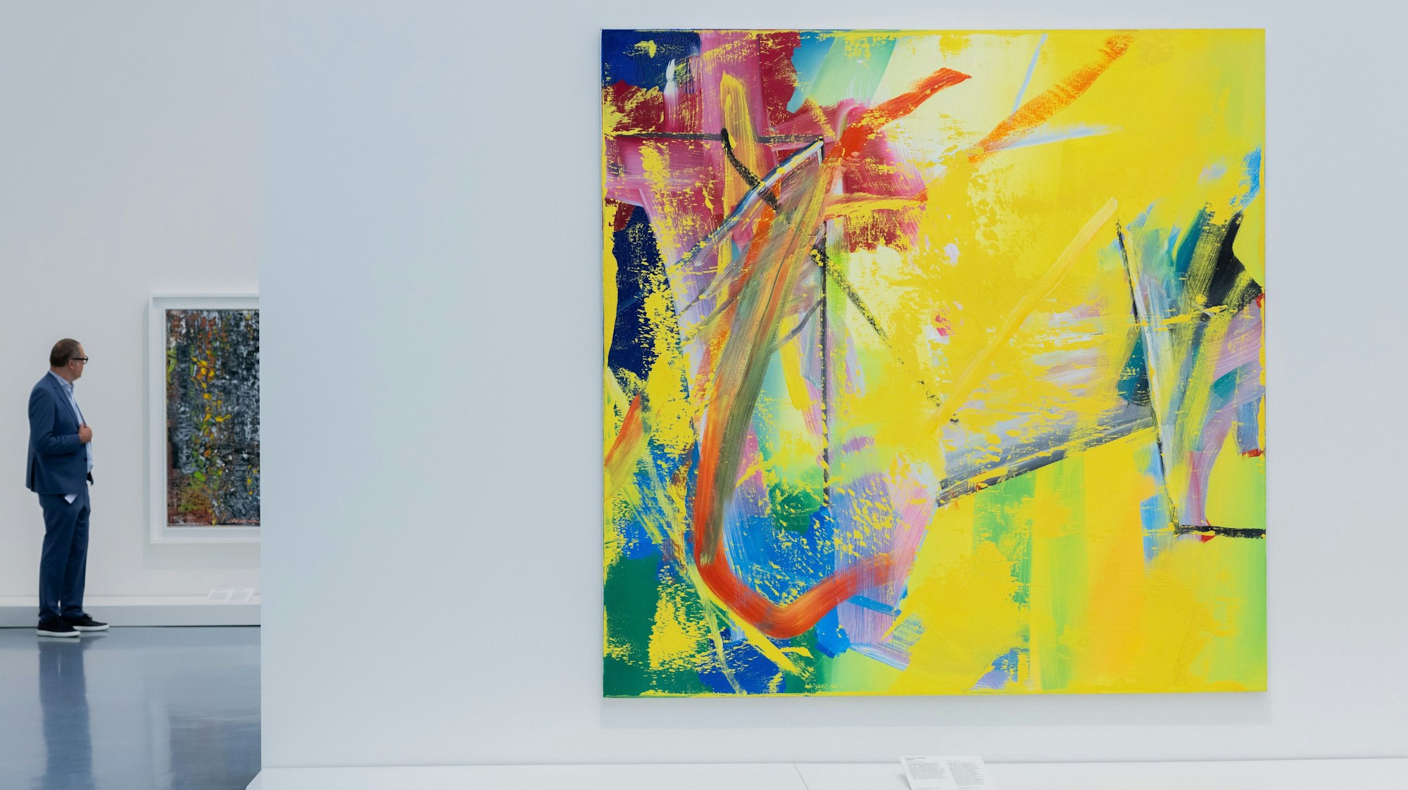 Das Werk „ISA“ (1984) von Gerhard Richter ist in der Ausstellung „Verborgene Schätze“ noch bis zum 2. Februar im Museum Kunstpalast zu sehen.