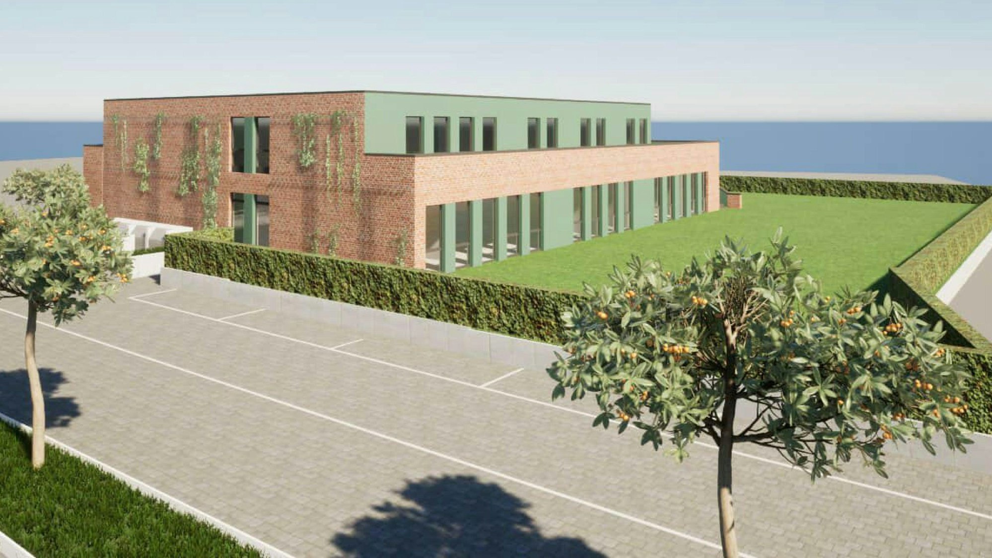 Visualisierung der neuen Kita