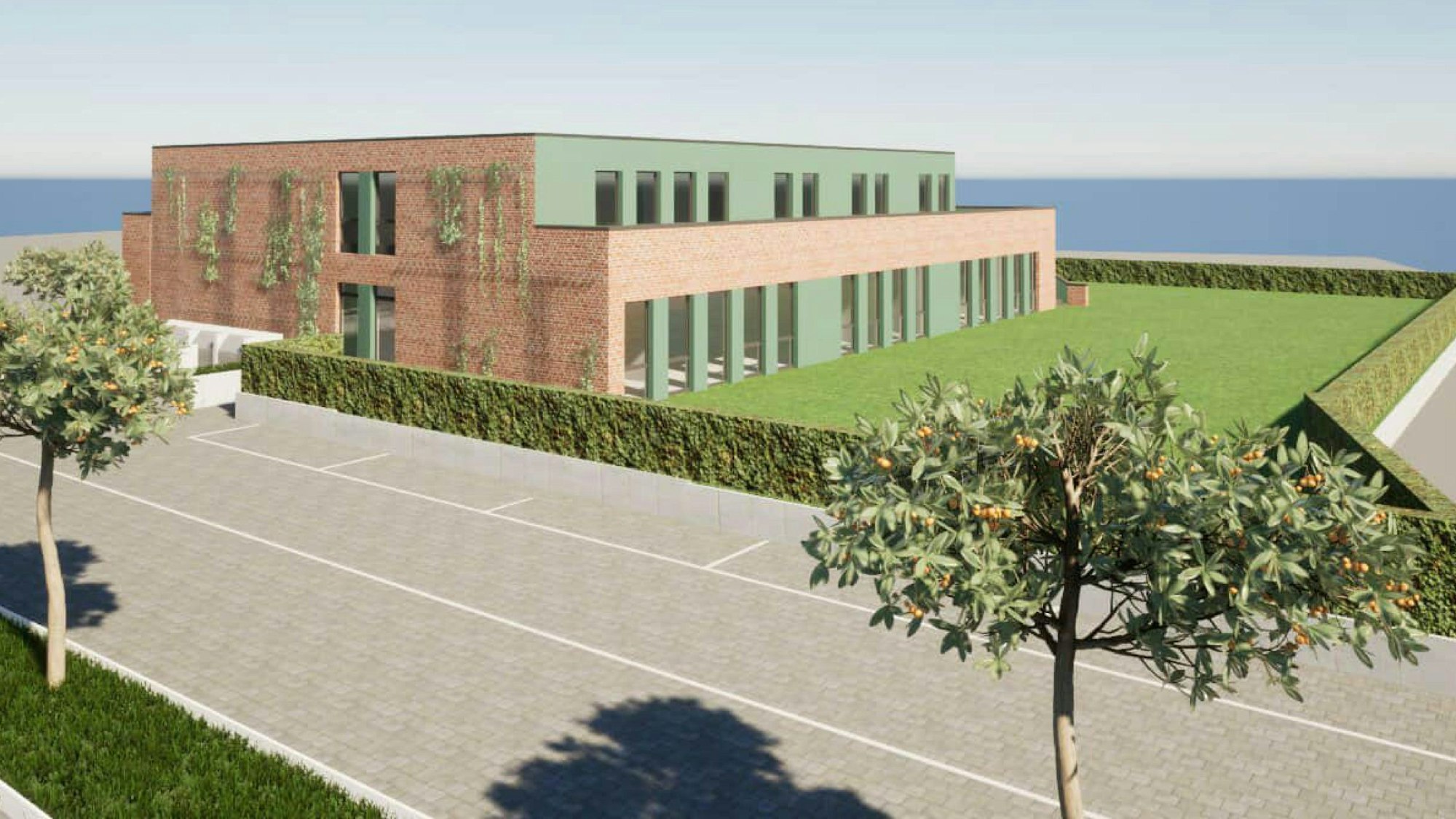 Visualisierung der neuen Kita