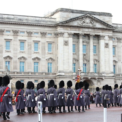 Der Buckingham Palace im Februar 2022.