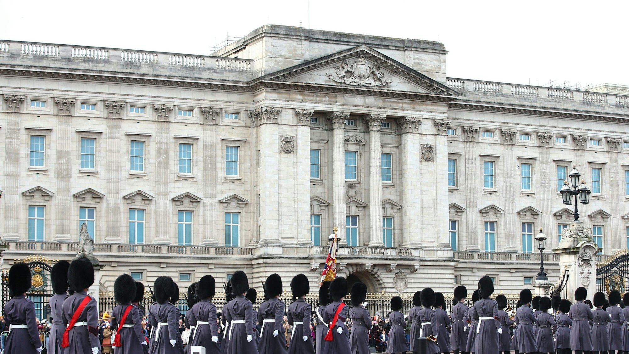 Der Buckingham Palace im Februar 2022.