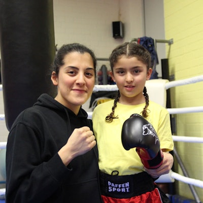 Boxerin Dilar Kisikyol aus Leverkusen Rheindorf