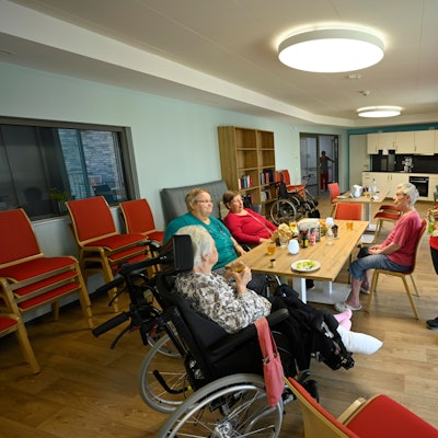 Blick in einen Gemeinschaftsraum.