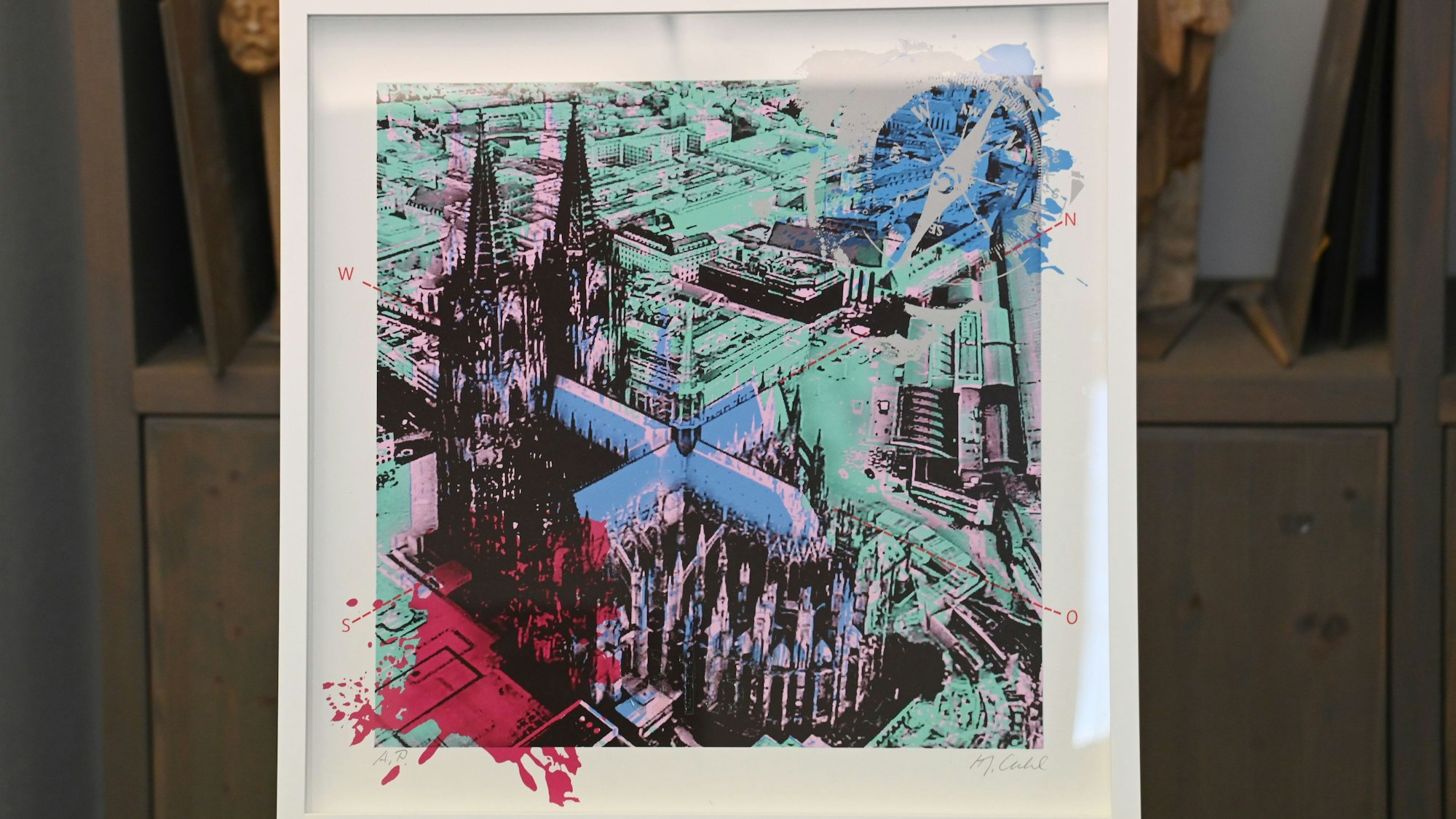 Eines der drei Motive des Kölner Doms