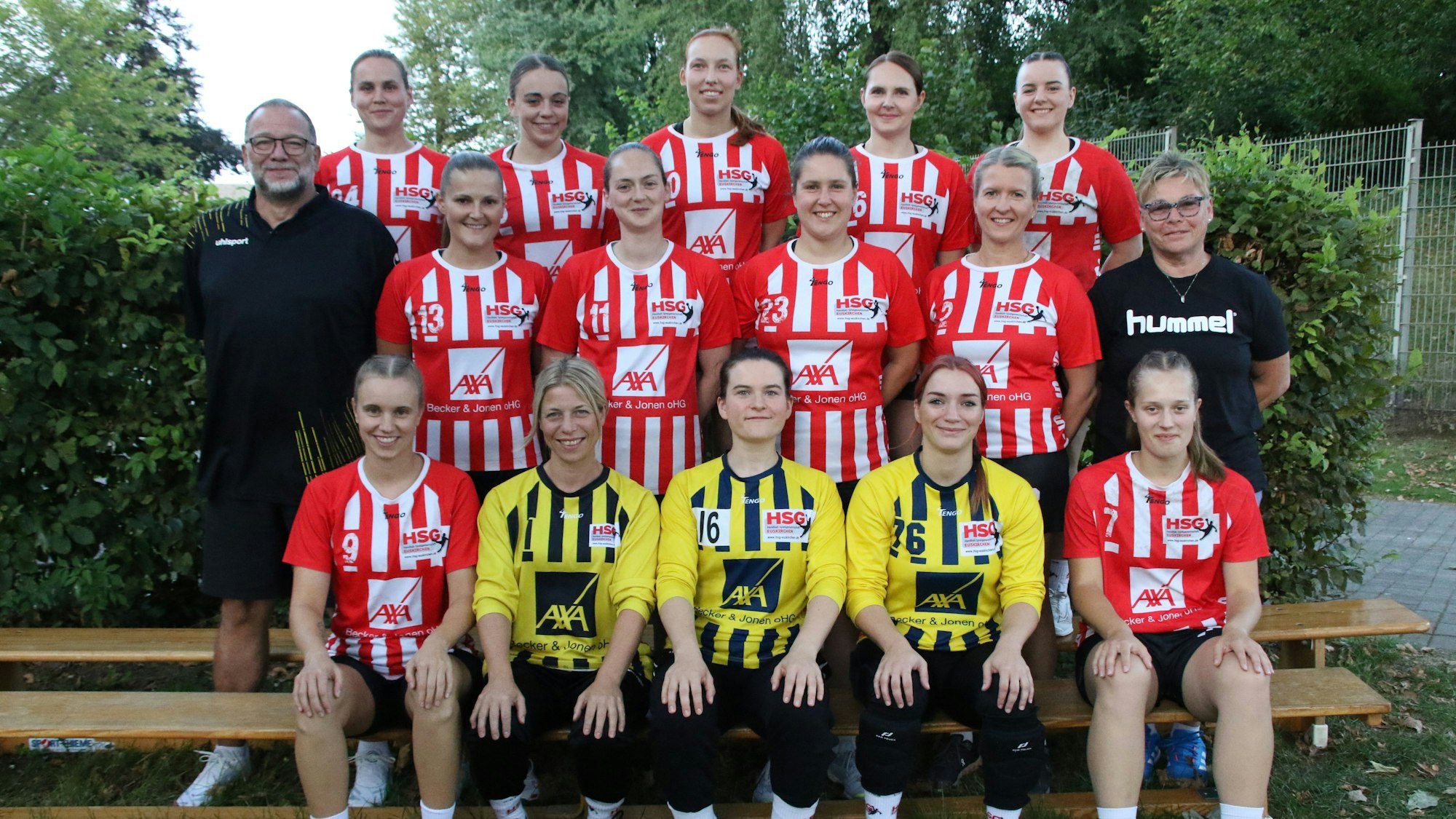 Mannschaftsfoto der Frauenmannschaft der HSG Euskirchen in der Saison 2024/25