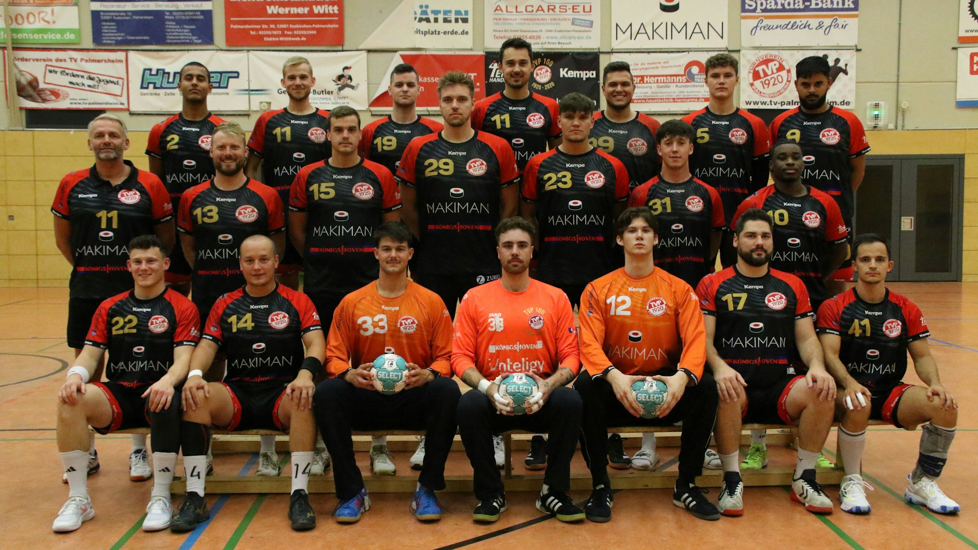 Mannschaftsfoto des TV Palmersheim in der Saison 2024/25.