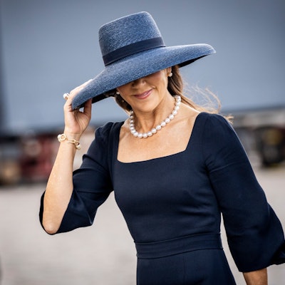 Dänemarks Königin Mary bei der Parade im Rahmen der Gedenkfeier zum Tag der dänischen Flagge auf dem Christiansborg Palace Square.