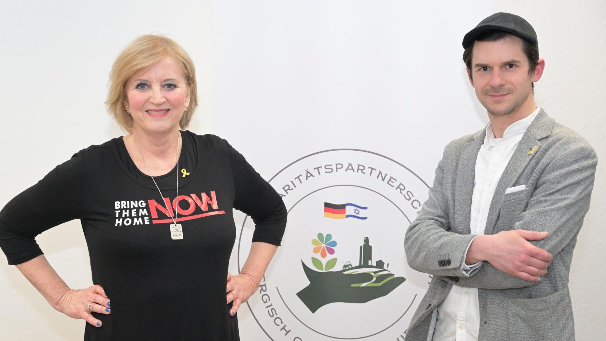 Reisebericht über neue Partnerstadt in Israel
v.l. Petra Hemming, Roman Salyutov