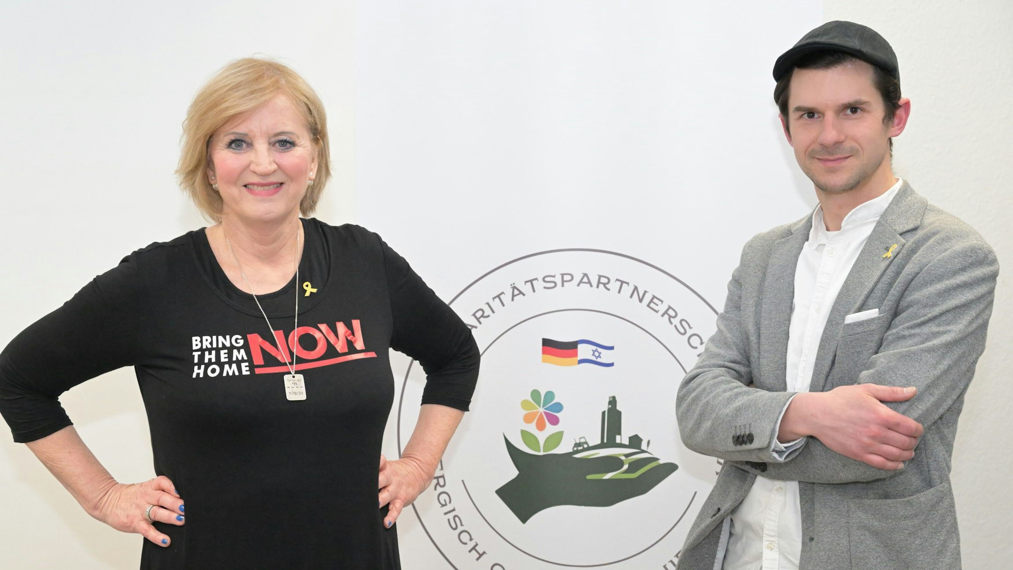 Reisebericht über neue Partnerstadt in Israel 
v.l. Petra Hemming, Roman Salyutov