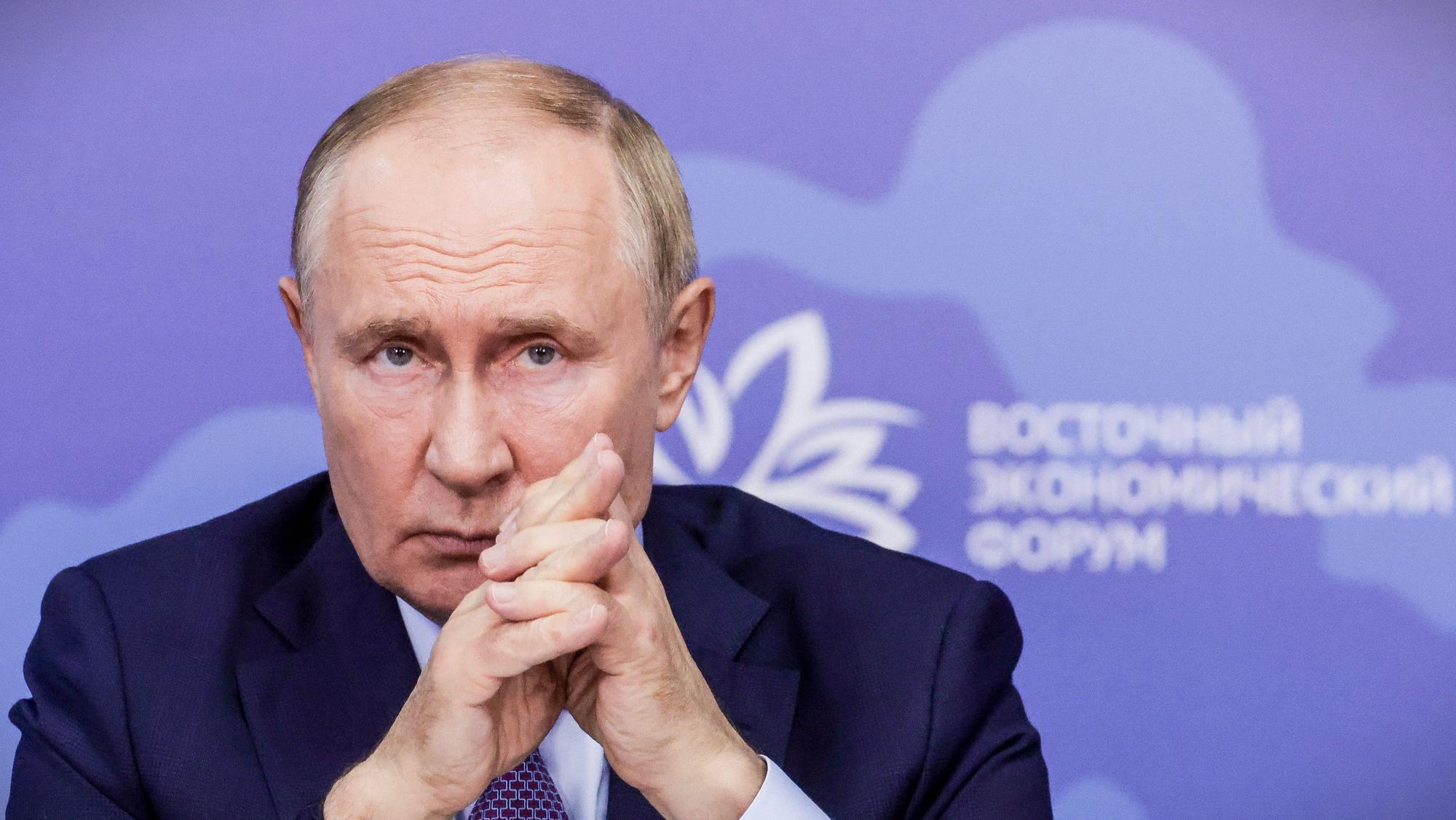 Kremlchef Wladimir Putin bei einem Wirtschaftsforum in Wladiwostok.